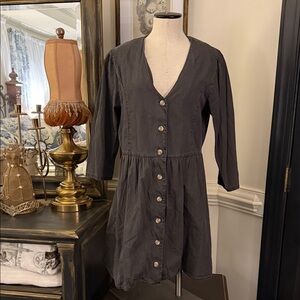 ASOS lightweight denim women's denim button-down dress